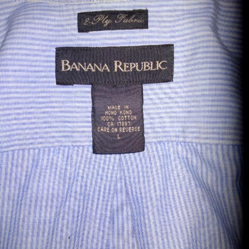 Men's L Banana Republic dress shirt